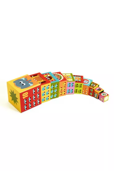 Puzzle Uk�adanka z klock�w Pojazdy DJ08508 Djeco
