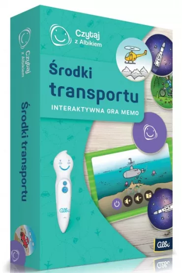 Czytaj z Albikiem. �rodki transportu. Interaktywna gra memo