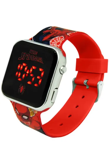 Zegarek LED z kalendarzem Spiderman SPD4800