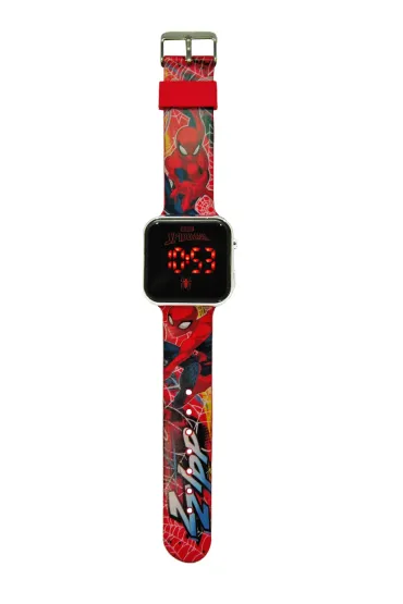 Zegarek LED z kalendarzem Spiderman SPD4800