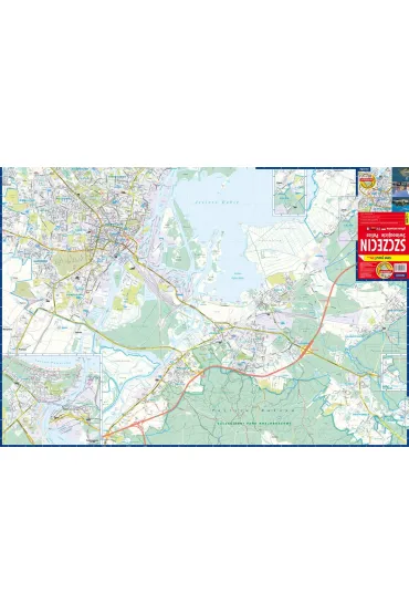 Szczecin plan miasta 1:22 000 papier 2025