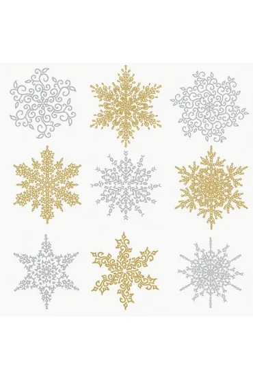 Serwetki Lunch Festive crystals 33x33 cm
