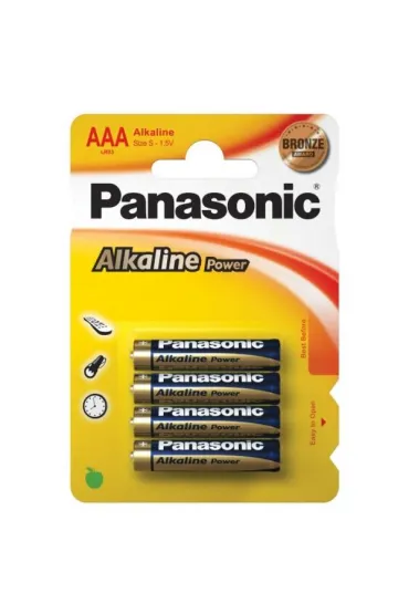 Panasonic Bateria alkaliczna aaa lr03e blister 4 szt.
