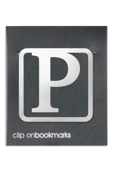If Metalowa zak�adka - Litera P Clip-on