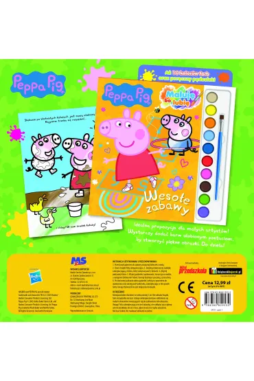 Weso�e zabawy. �winka Peppa.  Maluj�, bo lubi�