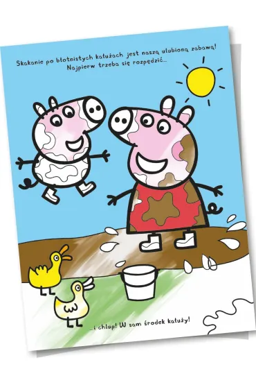 Weso�e zabawy. �winka Peppa.  Maluj�, bo lubi�
