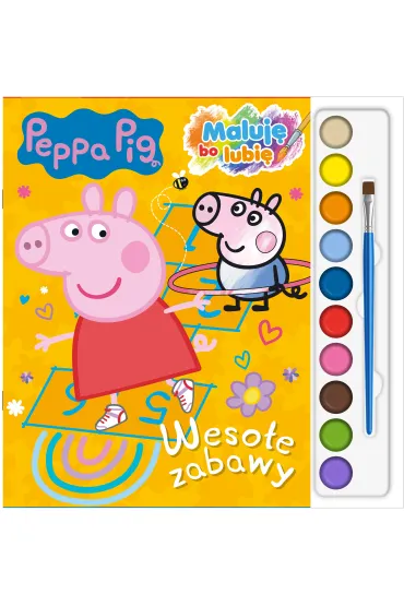 Weso�e zabawy. �winka Peppa.  Maluj�, bo lubi�