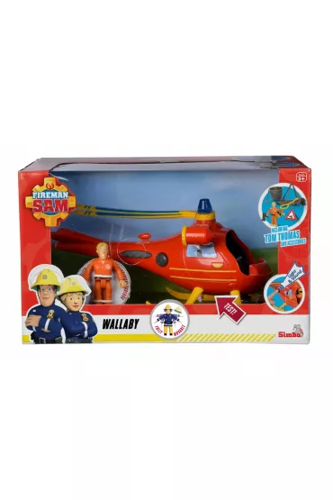 Helikopter Wallaby z figurk Straak Sam