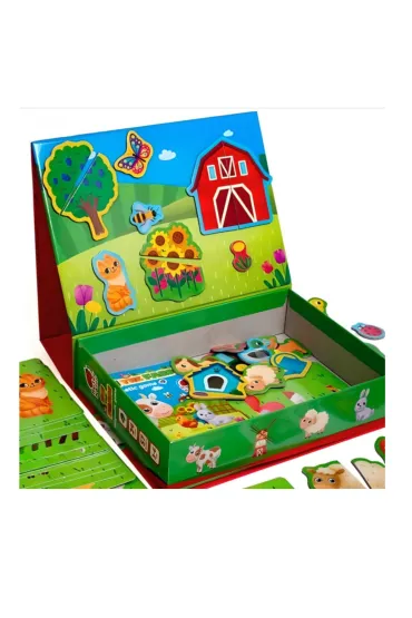 Puzzle Gra magnetyczna - Farma Roter Kafer