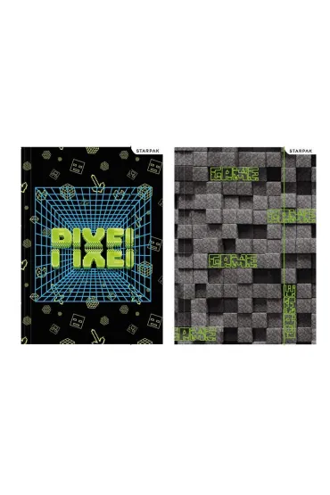 Teczka z gumk� A4 Pixel mix STARPAK 583295