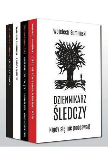 Pakiet Dziennikarz �ledczy: Czego nie powie masa o polskiej mafii, Niebezpieczne zwi�zki Bronis�awa Komorowskiego, Z mocy nadziei, Z mocy bezprawia - Wojciech Sumli�ski