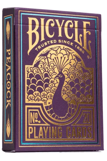 Karty do gry 55 Bicycle Peacock Purple Europe CARTAMUNDI 10044808 Quint