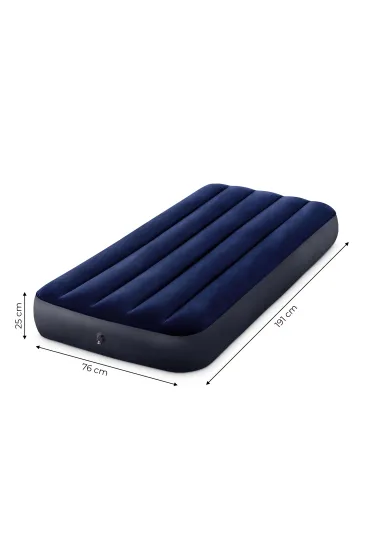Intex Materac flokowany pojedynczy 76x191x25 64756