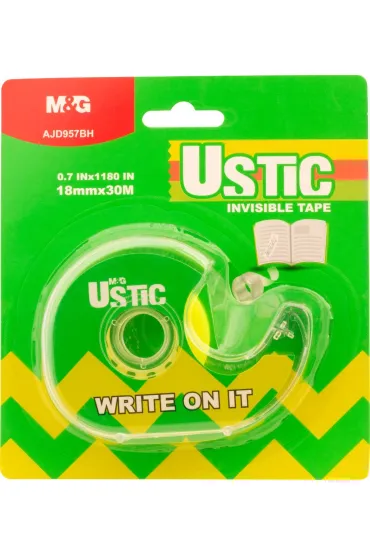 M&G Ta�ma klej�ca Invisible z podajnikiem mix