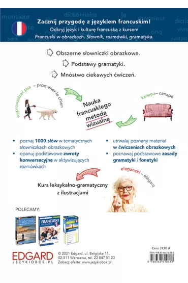 Francuski w obrazkach. S�ownik, rozm�wki, gramatyka - Agnieszka Wrzesi�ska