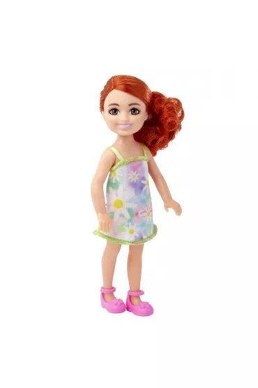 Barbie Chelsea Lalka Ruda kitka/Sukienka w kwiatki HNY56 Mattel