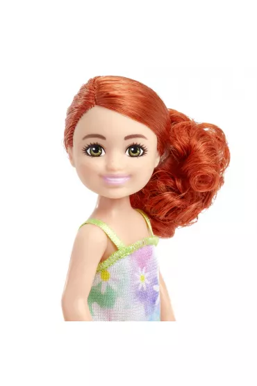 Barbie Chelsea Lalka Ruda kitka/Sukienka w kwiatki HNY56 Mattel
