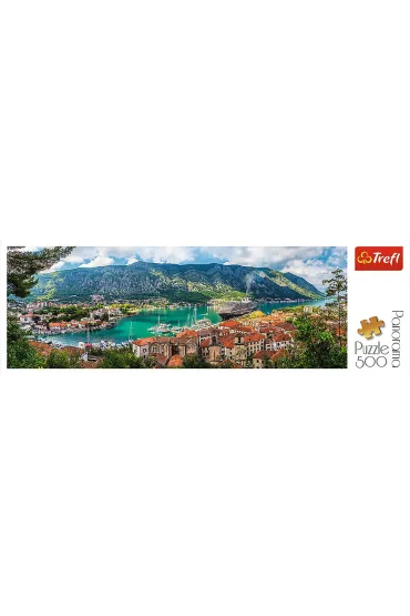 Puzzle panoramiczne 500 el. Kotor, Czarnog�ra Trefl