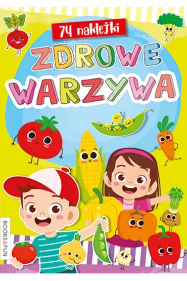 Zdrowe Warzywa. Kolorowanka
