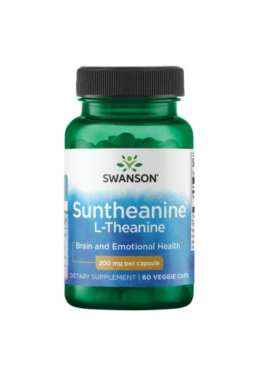 Swanson Suntheanine L-Teanina 200 mg Suplement diety 60 kaps.