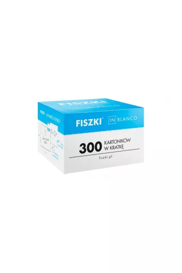 Fiszki in blanco (300 sztuk)