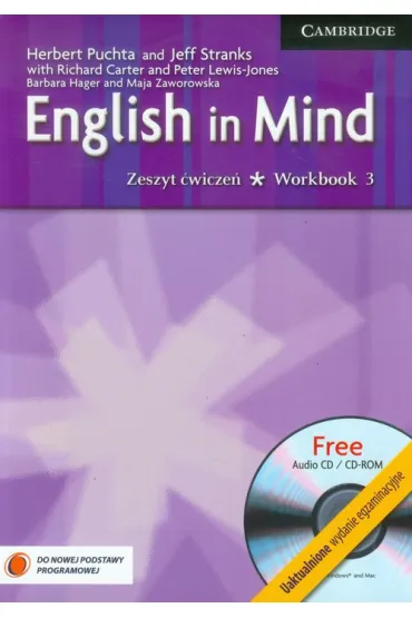 English in Mind 3. Workbook + CD - Barbara Hager, Richard Carter, Herbert Puchta, Peter Lewis-Jones, Jeff Stranks, Maja Zaworowska
