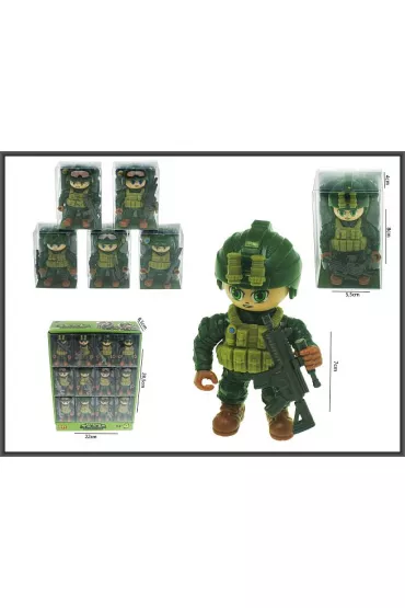 Figurka �o�nierza 8cm - mix