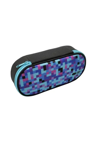 Happy Color Pi�rnik saszetka z zamkiem i klapk� wewn�trzn�, owalny, PIXI blue