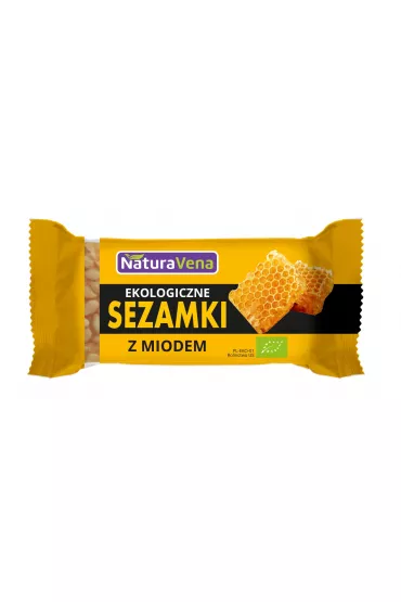 NaturaVena Sezamki z miodem 27 g Bio