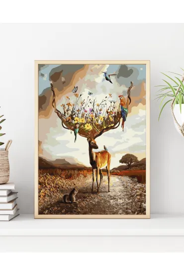 Twoje Hobby Malowanie po numerach - Jele� 40x50cm