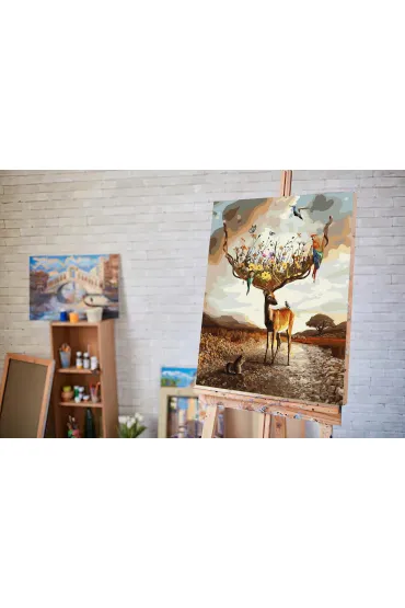 Twoje Hobby Malowanie po numerach - Jele� 40x50cm
