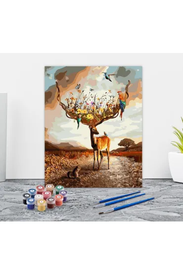 Twoje Hobby Malowanie po numerach - Jele� 40x50cm