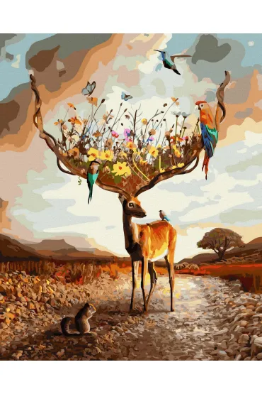 Twoje Hobby Malowanie po numerach - Jele� 40x50cm