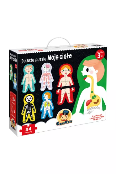 Duuu�e Puzzle Moje Cia�o Bright Junior Media