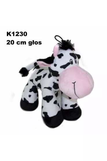 PLUSZAK KROWA Z GLOSEM 20CM STOJACA SA Sun-Day
