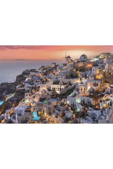Puzzle 1000 el. HQ Shades Of Santorini Clementoni