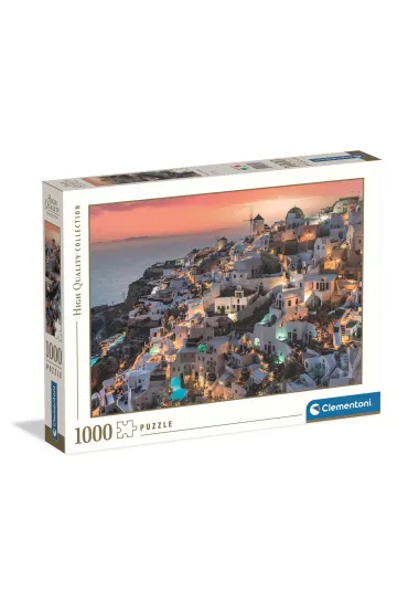Puzzle 1000 el. HQ Shades Of Santorini Clementoni