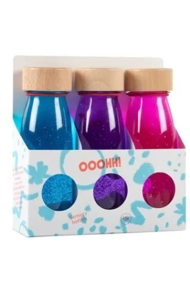 Butelki sensoryczne Float - Magia 3 szt Petit Boum