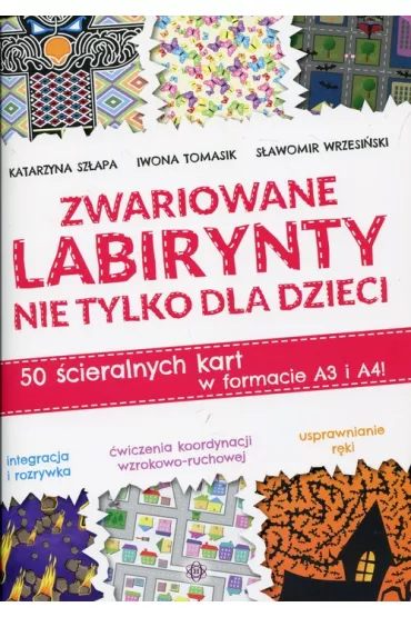 Zwariowane labirynty nie tylko dla dzieci - Iwona Tomasik, Katarzyna Sz�apa, S�awomir Wrzesi�ski