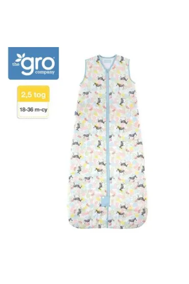 Gro Company �piworek Grobag Zippy Zebras - Travel - grubo�� 2,5 tog 18-36 m-cy