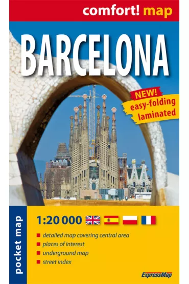 Barcelona city plan miasta 1:20 000
