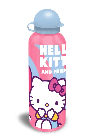 Bidon 500ml aluminium Hello Kitty 1szt. mix wzor�w HK50205
