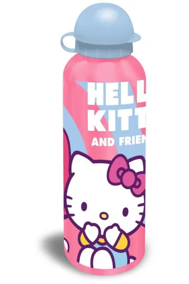 Bidon 500ml aluminium Hello Kitty 1szt. mix wzor�w HK50205