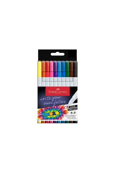 Flamastry Grip Boldpen Faber-Castell 10 szt.