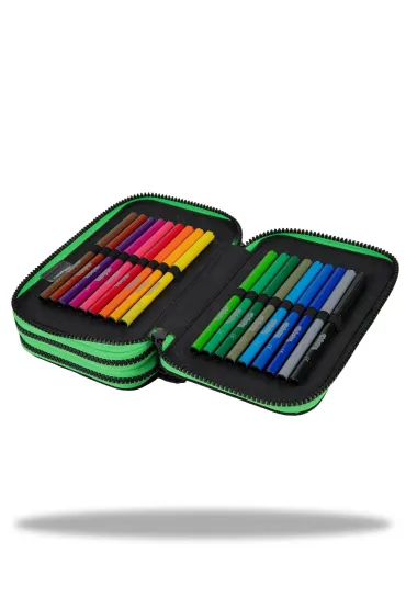 Patio Pi�rnik potr�jny z wyposa�eniem Coolpack Jumper 3 Game Over Gradient Green