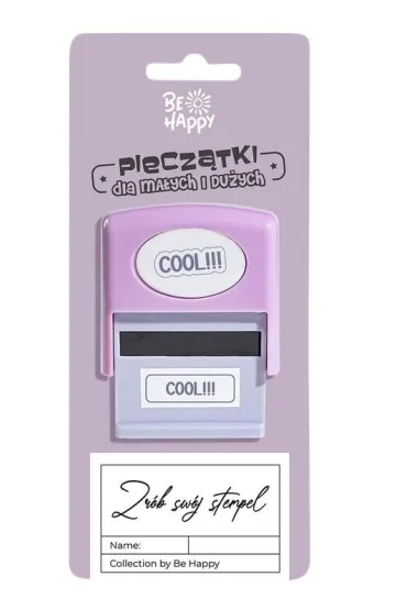Be-Happy Gifts Piecz�tka dla dzieci z napisem COOL!!!