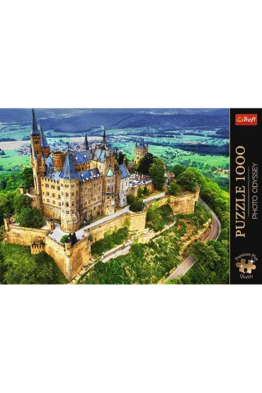 Puzzle 1000 el. Premium Plus Quality Photo Odyssey: Zamek Hohenzollern, Niemcy Trefl
