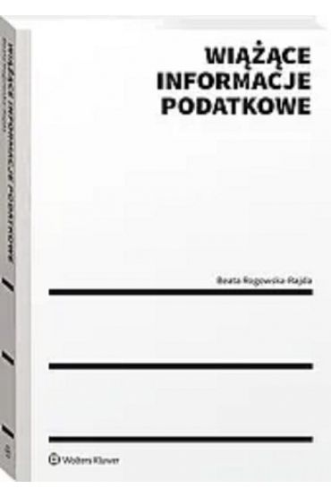 Wiążące informacje podatkowe