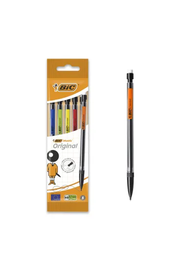 O��wek automatyczny Matic z gumk� HB 5 szt BIC