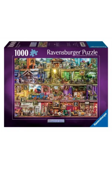Puzzle 1000 el. Psy w bibliotece Ravensburger